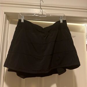 Lululemon pace rival skirt black (long)